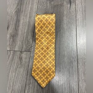 Brioni Gold Silk Tie